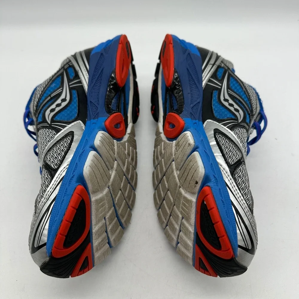 Saucony 20228-1 Mens 10 Silver/Blue Guide 7 Stability PowerGrid Running Shoes